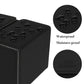 ÆGIS GUARDIAN MTG Card Deck Box with Dice Tray, Faux Leather, Fits 150+ Sleeved Cards, Black