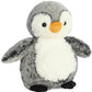 Aurora® Perky Penguin™ Stuffed Animal - Gray - 9.5 Inches - Soft Polyester - Comforting Companion for Imaginative Play