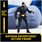 DC Comics  Batman Adventures  Batman Action Figure with 16 protective covering Accessories  17 Points of Articulation  12-inch  Super Hero Kids Toy for Boys & Girls