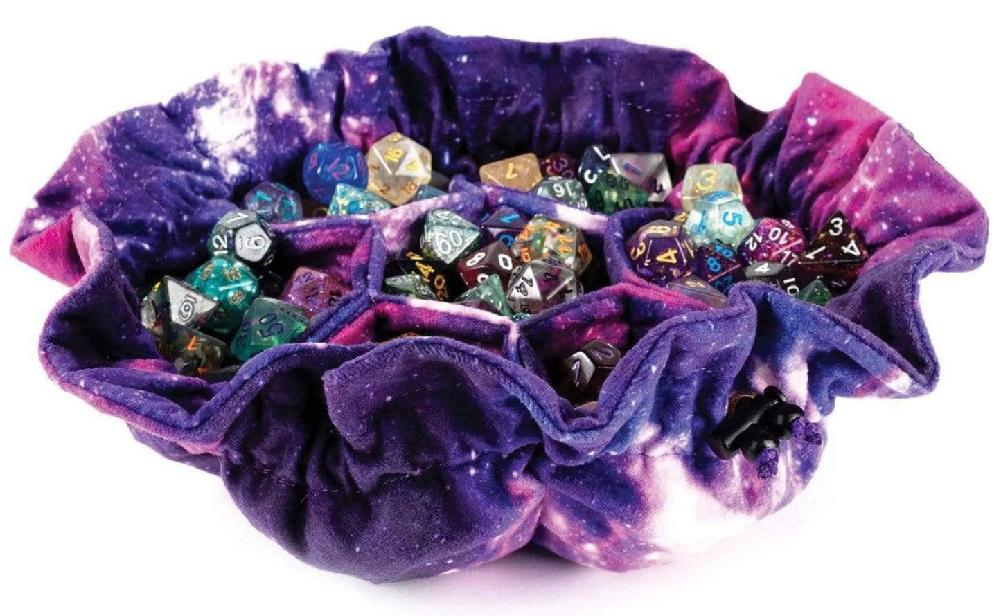 Metallic Dice Games Lic9102 Nebula Dice Bag With Pocket