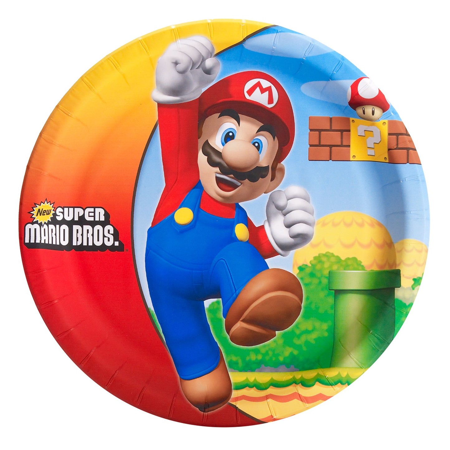 Super Mario Bros. Dinner Plates (8 count) Child
