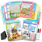 Elfew 2 Pack Reusable Activity Game For Kids Ages 4-8, 8-12,Travel Games Include 56 Different Game,1-2 Players,Toy & Learning To
