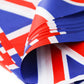 Uk British Flag,100Feet/76Pcs United Kingdom Union Jack National Country World Pennant Flags Banner,Party Decoration Supplies Fo