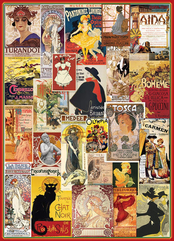 Eurographics Opera & Theater Vintage Collage Puzzle (1000 Pieces) (6000-0935)