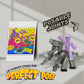Zing StikBot Mega Monster Animation Pack - Lavender Purple & Silver Cerberus, 5.5" Plastic Toy for Kids Age 4+