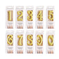 PHD CAKE 10-Count 0-9 Gold Number Birthday Candles, Number One Birthday, Gold Number Candles, Party Celebration, Baby Showers