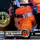 STAR WARS 12" Luke Skywalker Doll Figure in X-Wing Gear, Model 27692, Plastic, Medium Size