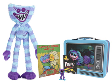 Poppy Playtime Huggy Wuggy & Friends Pj Pug-A-Piller Exclusive Lenticular Lunch Box Collectors Bundle - Includes 4 Exclusive Ite