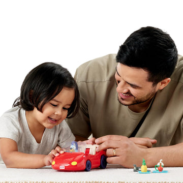 Bluey Vehicle and Figure Pack  Escape Convertible with 2.5 inch limited availability Figure  4 Accessories and Sticker Sheet