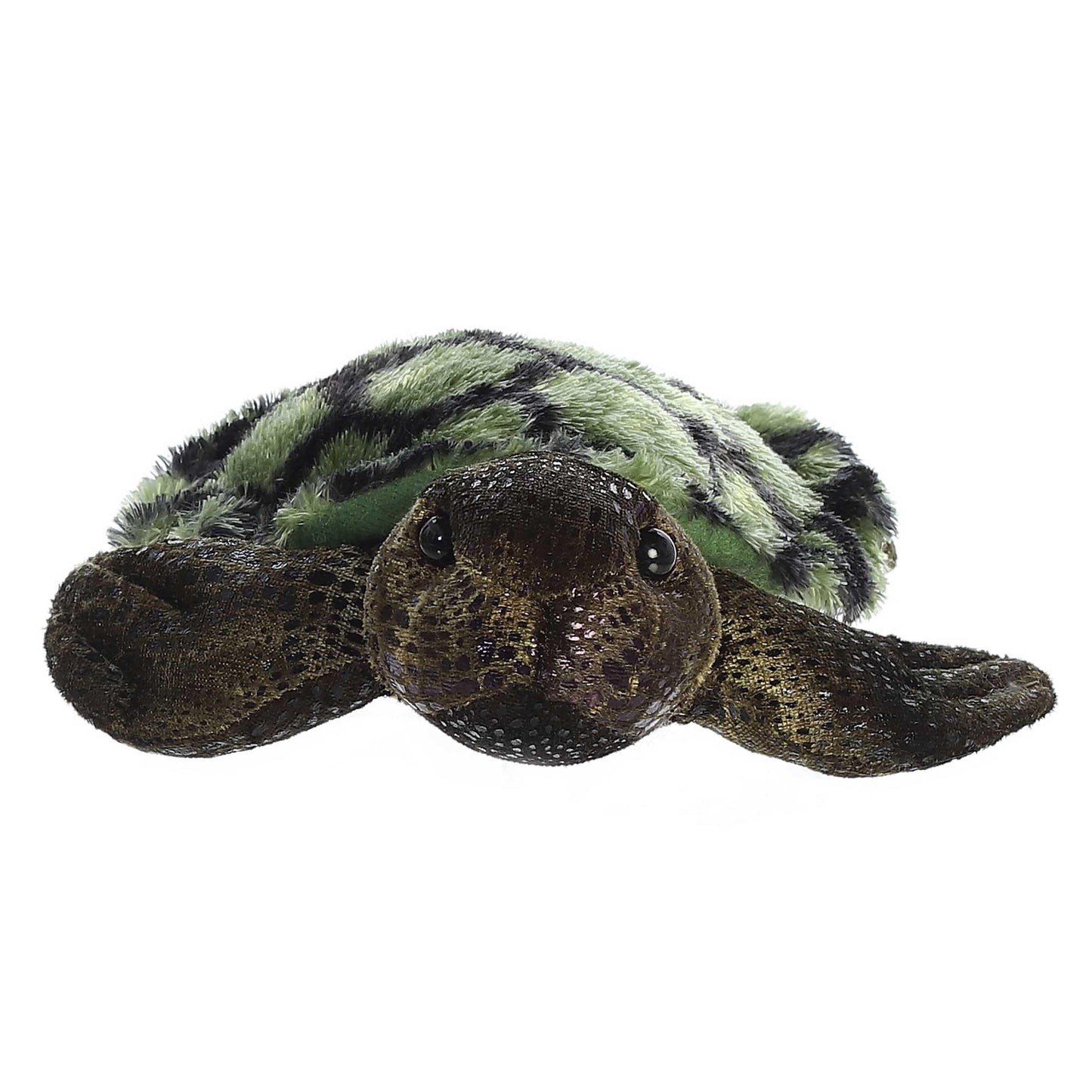 Aurora Adorable Mini Flopsie Splish-Splash Stuffed Animal - Playful Ease - Timeless Companions - Green 8 Inches