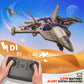 Bezgar Drones For Kids | 2.4Ghz Rc Plane, 6-Axis Gyro Remote Control Airplane, Rc Helicopter, 360 Flip Fighter Jet Toy, Toys For