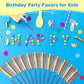 Hiunicorn 20Pcs Rainbow Party Favors - Dance Ribbons For Kids Circus Carnival Rhythmic Gymnastics Birthday Party Decoration Supplies, Ribbon Baton Twirling Sticks Silks Streamers Wands For Girls