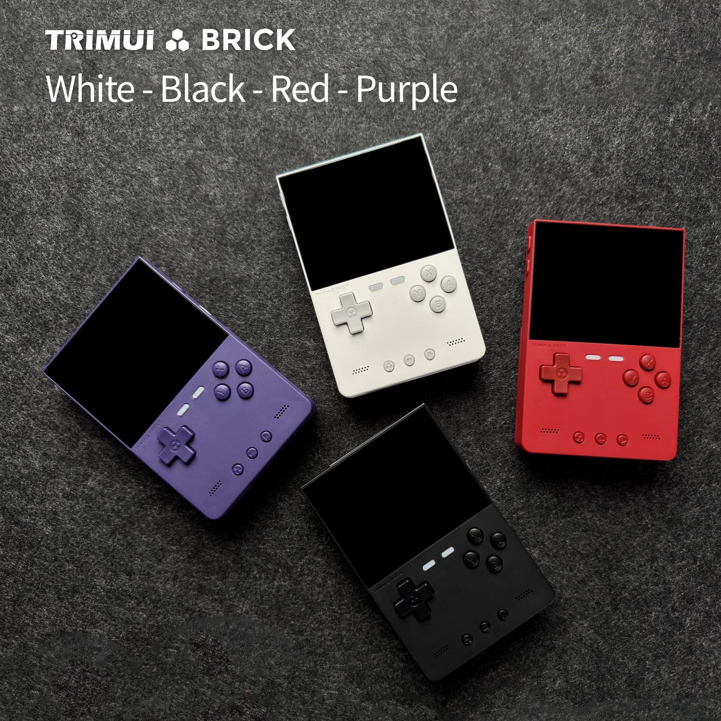 Trimui Brick Retro Game Console 3.2-Inches 1024x768 IPS Screen Built-in 128G TF Card Video Gaming Consoles 3000mAh Lithium Batte
