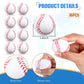 Romooa 32 Pieces Baseball Party Favors Set, 16 Adjustable Baseball Bracelet 16 Mini Sports Stress Ball Foam Theme Party Supplies