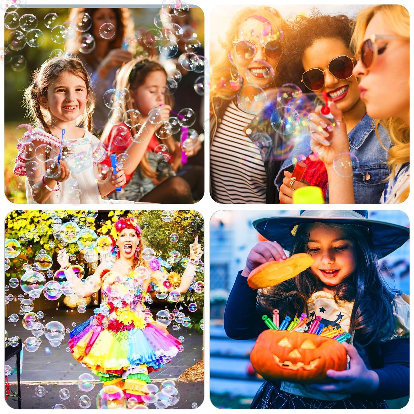 Lerbao 200Pcs 20Colors Circle Mini Bubble Wands,Bulk Bubbles Wand,For Kids Party Favors,Birthday,Beach, Outdoor, Garden, Classro