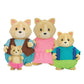 Li'L Woodzeez Cat Family Set – Whiskerelli Cats With Storybook – 5Pc Toy Set With Miniature Animal Figurines – Family Toys And Books For Kids Age 3+