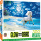 Masterpieces - 300 Piece Jigsaw Puzzle With Large Ez Grip Shapes, Glows In The Dark, Moonlit Dance, Activity Fun For Adults, Seniors, Family, Kids, 18' X 24'
