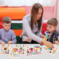 Orgua Make-A-Face Sticker Set, Make A Dessert Ice Cream Stickers For Kids Girls, Diy Craft Stickers Face Stickers, Make Your Own