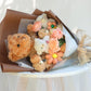 Cute Bear Bouquet - Handmade Plush Bear Bouquet With Cute Soap Flower For Any Occasions, Birthday, Bridal Shower, Graduation Etc