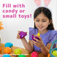 Prextex 3.5    Unfilled Easter Eggs Empty, 36 Pcs - Empty Plastic Eggs Fillable With Candy, Presents For Toy Basket - Easter Dec