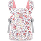 Gagaku Baby Doll Carrier For Little Girls - Stuffed Animal Carrier Toy For Toddler - Pink Wax Flowers