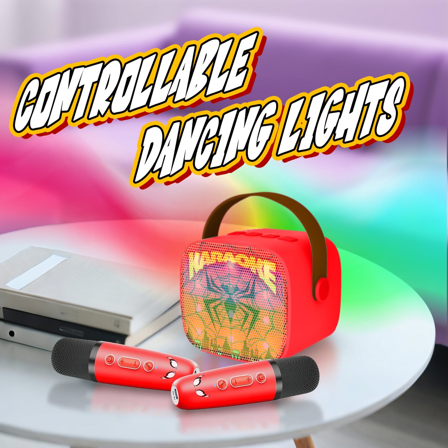 Mini Karaoke Machine for Boys Kids 3 4 5 6 7 8 Year Old Boy Birthday Gifts Toys for 4 5 6 7 8 10 Year Old Boys Birthday Party Fa