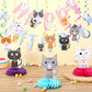 Chinco 16 Pcs Cat Theme Birthday Party Decorations Party Supplies Kit, Includes Cat Party Banner With 6 Hanging Cutouts 6 Hanging Swirl Decor And 3 Birthday Honeycomb Party Decoration(Cool Style)