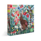 eeBoo: Piece and Love Poppy Bunny 1000-piece square mature-themed Jigsaw Puzzle  Jigsaw Puzzle for mature-themeds and Families  Includes Glossy  Sturdy Pieces and Minimal Puzzle Dust