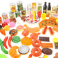AZ Trading & Import PS815 Deluxe Pretend Play Food Assortment Set