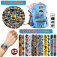 YYMYMGJ Monster Truck Party Favors, 24 Pcs Monster Truck Slap Bracelets 50 Pcs Monster Truck Stickers Monster Truck Birthday Par