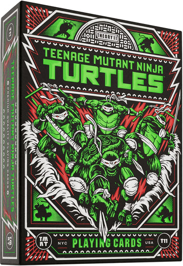 theory11 Teenage Mutant Ninja Turtles enhanced Playing Cards  game-style Size Standard Index  elegant Playing Cards