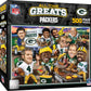 MasterPieces 500 Piece Sports Jigsaw Puzzle for Adults - NFL Green Bay Packers All-Time Greats - 15x21