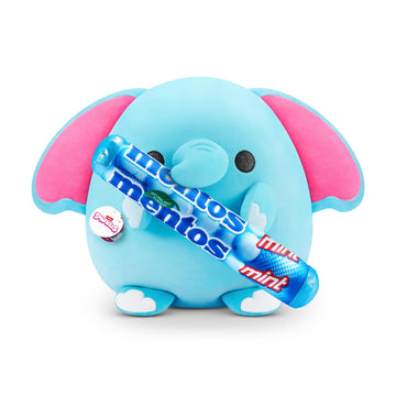 Snackles (Mentos) Elephant Super Sized 14 Inch Plush By Zuru, Ultra Soft Plush, Collectible Plush With Real Licensed Brands, Stu
