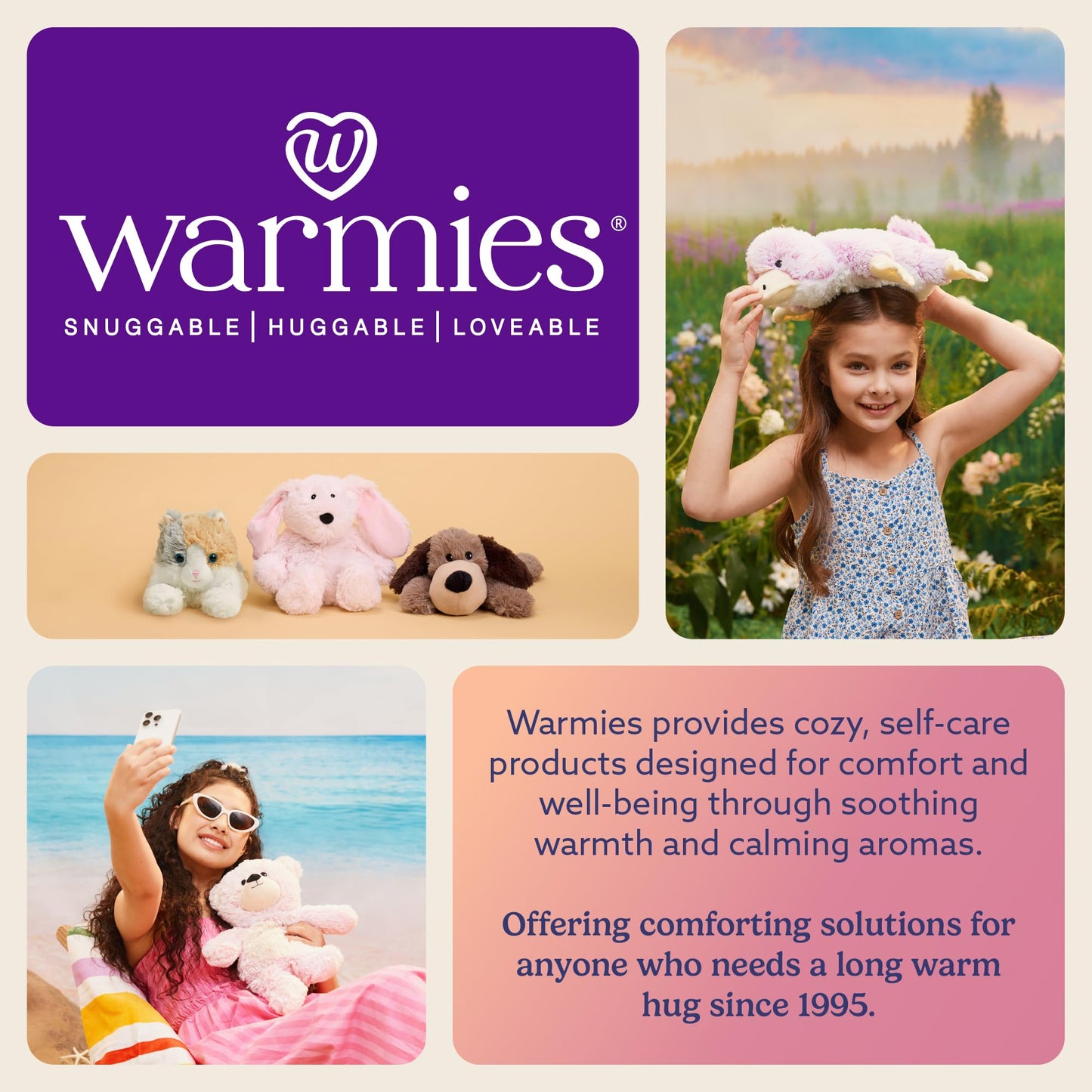 Warmies Microwavable & Weighted Stuffed Animals, Baby Dragon - Heated Stuffed Animal Plushie For Warmth & Comfort - Cute Soft Plush Toys For Adults & Children (Boys, Girls, Babies & Toddlers)