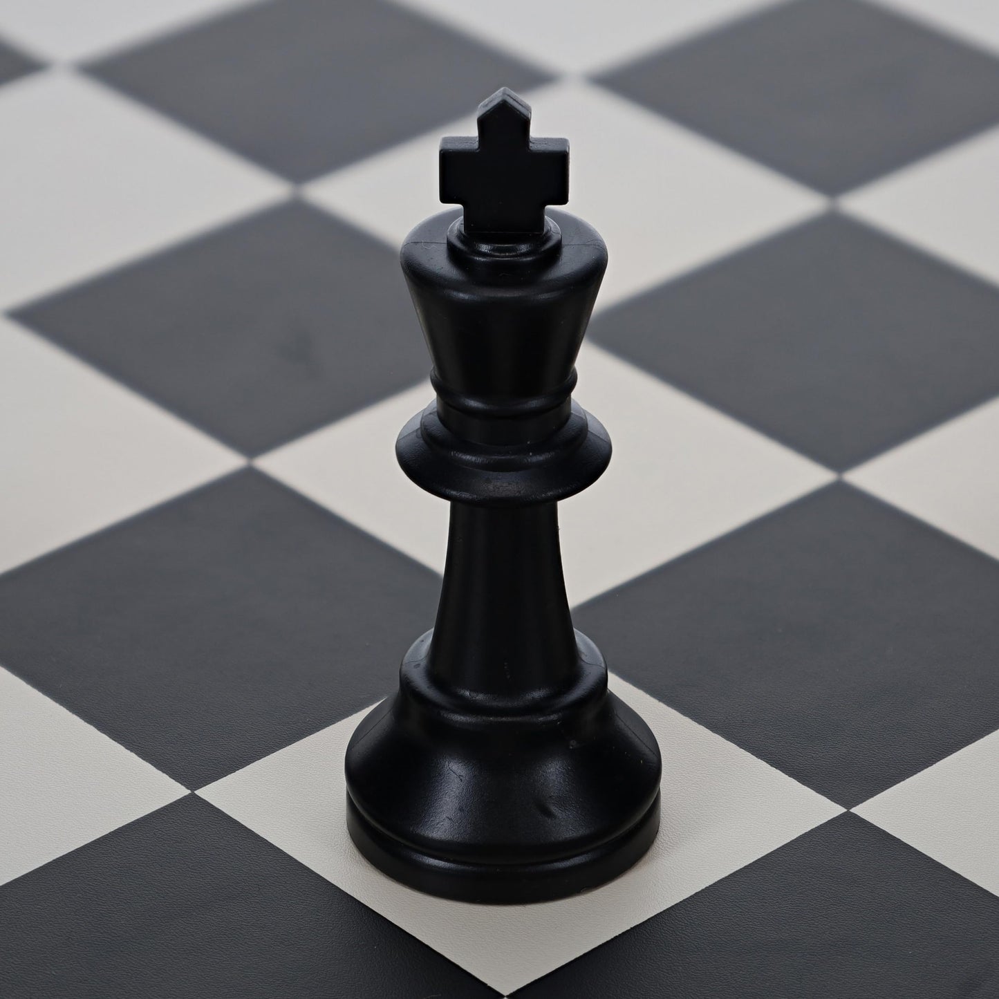 WE Games Dark King Replacement Chess Piece - Plastic, Felt Bottom, Classic Design, Model 04-1237