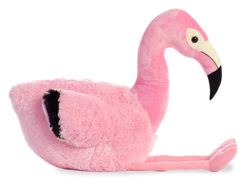 Aurora® Adorable Super Flopsie™ Flamingo Stuffed Animal - Playful Ease - Timeless Companions - Pink 34 Inches