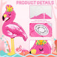 Threan Pink Flamingo Piñata Tropical Party Supplies Small Hawaiian Flamingo Piñata With Blindfold Stick For Pool Luau Hawaii Summer Theme Birthday Party Decorations, 16.1 X 11.8 X 3.1 Inch