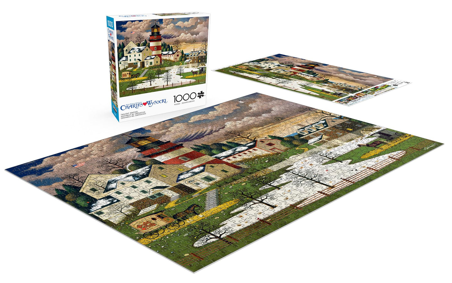 Buffalo Games - Charles Wysocki - Twilight Sentinel - 1000 Piece Jigsaw Puzzle For Adults -Challenging Puzzle Perfect For Game N