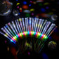 Zhanmai 24 Pieces Glow Fiber Wands Sticks Led Light Wands Fiber Optic Wands Led Flashing Sticks Glow Flashing Wands Fiber Optic Wands For Party Favors