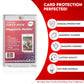 (1 Pack) 75PT enhanced One Touch Magnetic Card Holder UV Protection - Ultra Clear - PVC Free - Trading Card Holder Card Protector Magnetic Card Case for Trading Cards Sports Cards Case