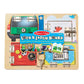 Melissa & Doug Locks and Latches Board Toy - Wooden Educational Toy, Multi-color, 12.3x9.45x1.4 inches, Model 9540