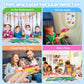 Visfun Reusable Sticker Books For Kids, Jelly Quiet Book Fun Travel Stickers Waterproof Toddler Sticker Activity Busy Book For T