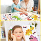 24 Pcs Make Your Own Dinosaur Sticker Sheets, Dinosaur Party Favors Face Stickers For Kids Boys Toddlers Crafts Activities Gift