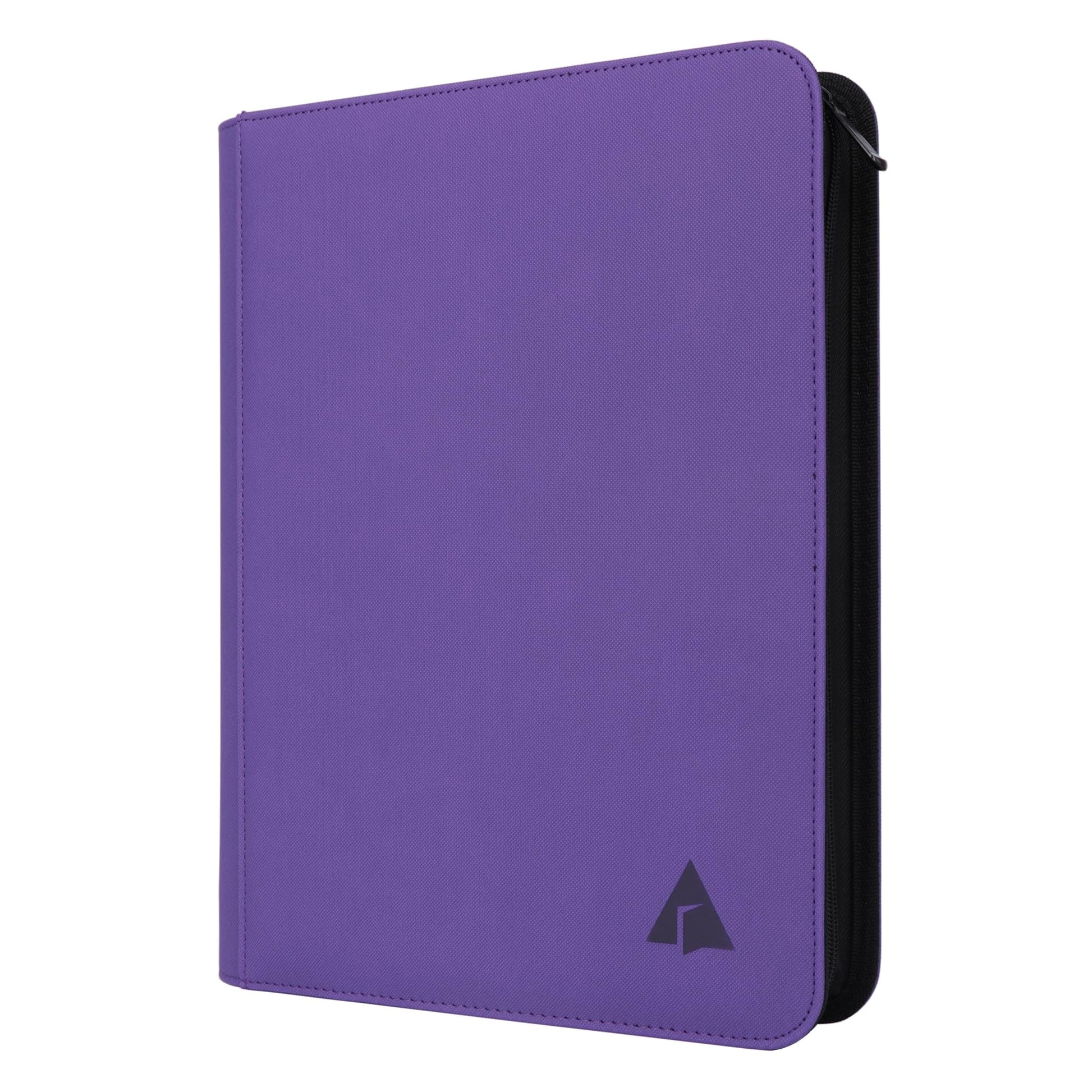 Rayvol enhanced 9-Pocket Card Binder - Fits 828 Trading Cards  Side Loading Ringless Card Collection Album for TCG and Sports Cards -Violet