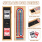 Wooden Cribbage Board Game Set  enhanced Wooden Board with with Storage Drawer and Metal Pegs  Strategy Card Game Cribbage - Travel Portable Cribbage Game Sets for Family