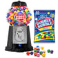 Gumball Machine Halloween Candy - For Kids 8.5' - Coin Operated Toy Bank - Dubble Bubble Gum Machine Classic Red Style Includes 85 Gum Balls - Kids Coin Bank - Candy Dispenser - (Black) - Playo