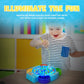 IPIDIPI TOYS Fishing Game for Kids - Light Up Magnetic Board with Music, 45 Fish, 8 Poles, Multicolor