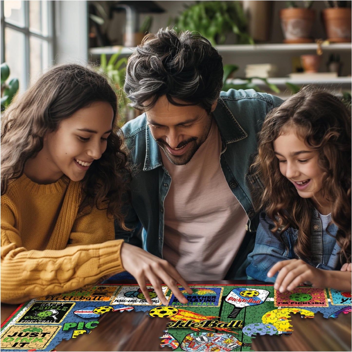 White Mountain Puzzles - Pickleball - 1000 Piece Jigsaw Puzzle