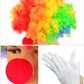 Yoroka 5Pcs Kids clown costume set Circus costume Boys and Girls Cosplay Costumes Quick Dress up for Clown(M)