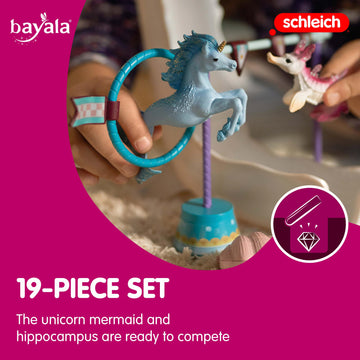 Schleich Bayala, Unicorn Gifts For Girls And Boys, Magical Underwater Tournament 18-Piece Set With Mermaid Animal Toys, Ages 5+